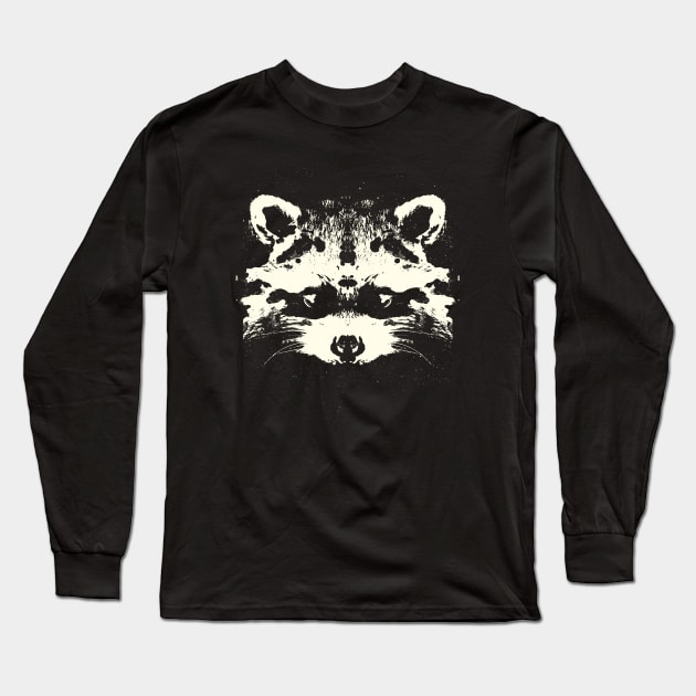 Rorschaccoon Long Sleeve T-Shirt by jaystephens